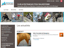 Tablet Screenshot of etoile-balgentienne.ffcam.fr