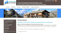 Desktop Screenshot of club-alpin-colmar.ffcam.fr