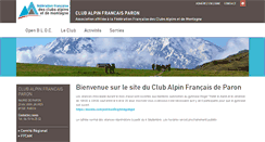 Desktop Screenshot of cafparon.ffcam.fr