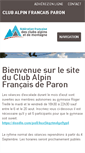 Mobile Screenshot of cafparon.ffcam.fr