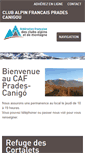 Mobile Screenshot of prades.ffcam.fr