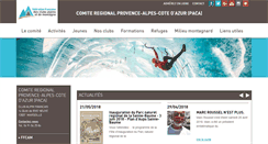 Desktop Screenshot of cr-paca.ffcam.fr