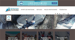 Desktop Screenshot of cr-bourgogne.ffcam.fr