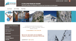 Desktop Screenshot of clubalpinissoire.ffcam.fr