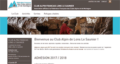 Desktop Screenshot of lons-le-saunier.ffcam.fr