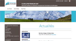 Desktop Screenshot of gap.ffcam.fr