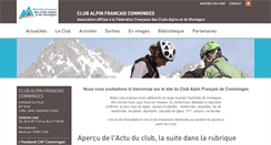 Desktop Screenshot of comminges.ffcam.fr