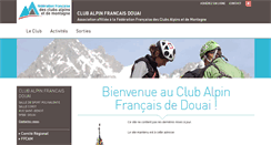 Desktop Screenshot of caf-douai.ffcam.fr
