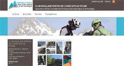 Desktop Screenshot of cafvernon.ffcam.fr