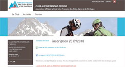 Desktop Screenshot of lacreuse.ffcam.fr