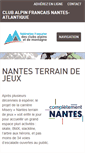 Mobile Screenshot of clubalpin.nantes.ffcam.fr