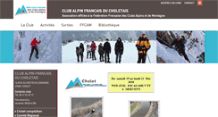 Desktop Screenshot of cholet.ffcam.fr