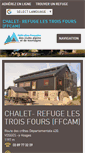 Mobile Screenshot of chaletrefuge3fours.ffcam.fr