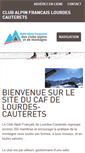 Mobile Screenshot of lourdes.ffcam.fr