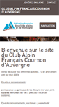 Mobile Screenshot of clubalpincournon.ffcam.fr