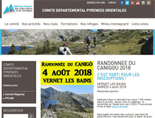 Tablet Screenshot of cd-pyrenees-orientales.ffcam.fr