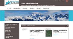Desktop Screenshot of dijon.ffcam.fr