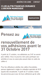 Mobile Screenshot of durance-luberon.ffcam.fr