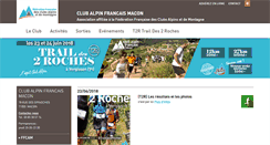 Desktop Screenshot of macon.ffcam.fr